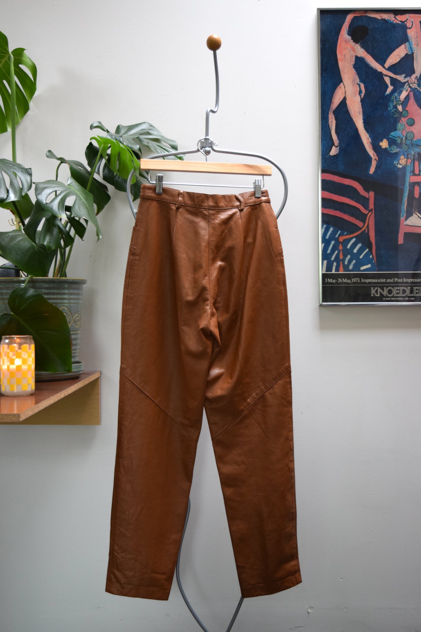 DC Collection Camel Brown Leather Pants