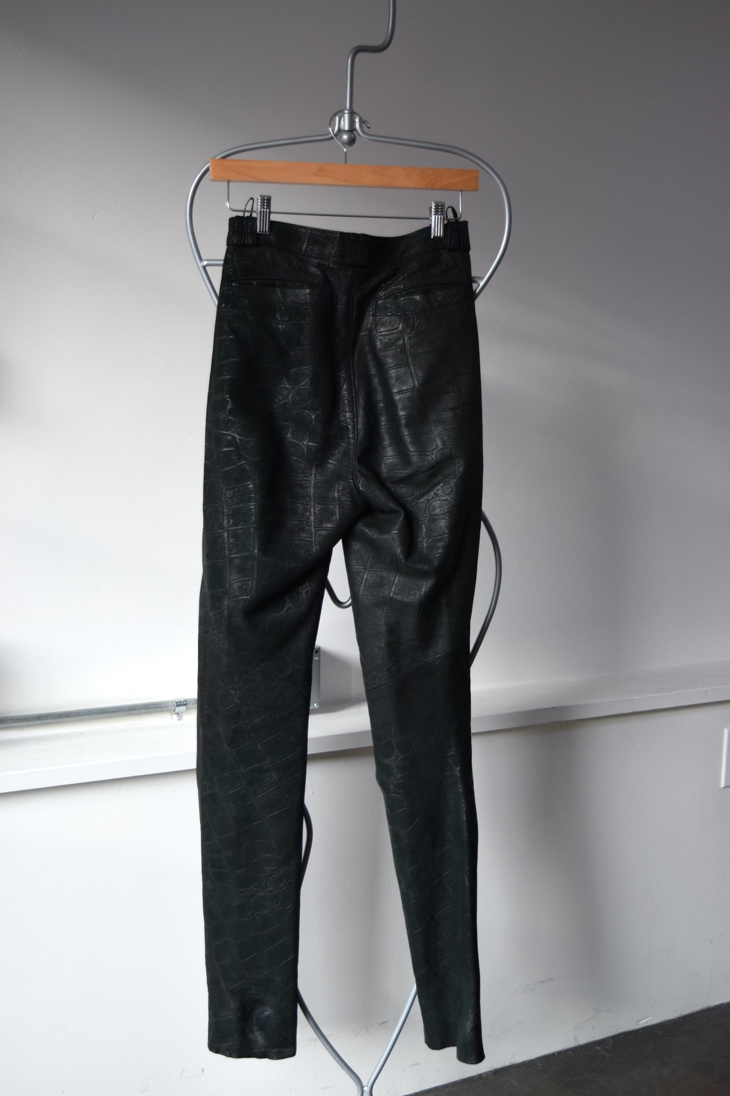 1980's Leather Rat Vintage Leather Pants