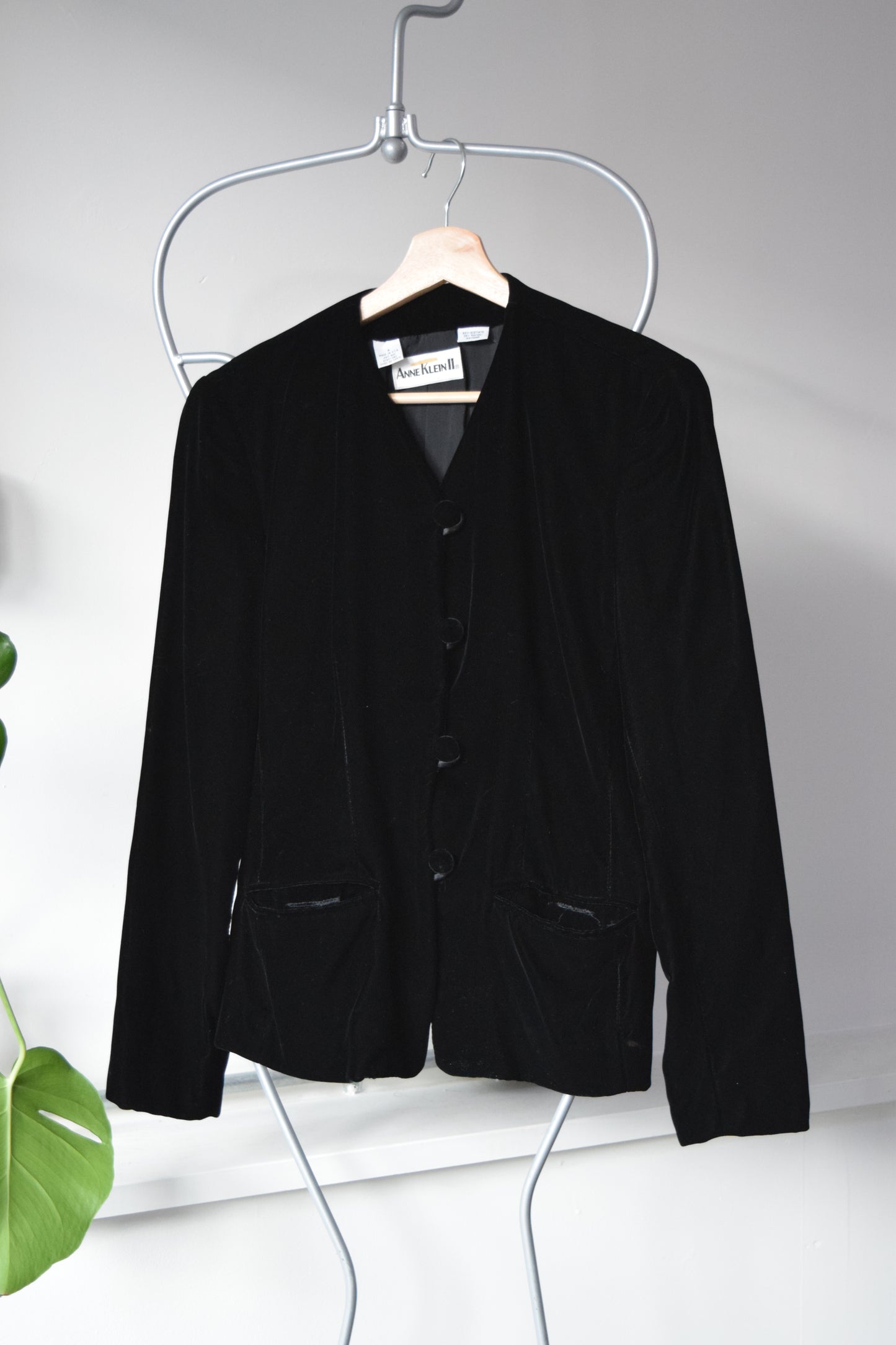 Anne Klien II Union Made Velvet Blazer