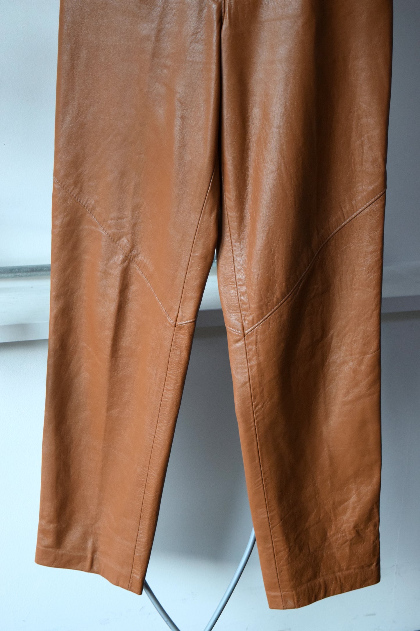 DC Collection Camel Brown Leather Pants